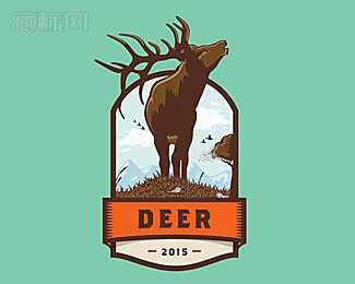 Deer鹿logo设计欣赏