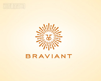 Braviant狮子logo设计