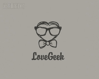 LoveGeek卡通标志设计