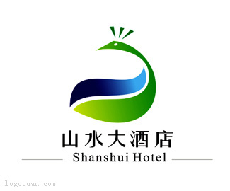 山水大酒店LOGO设计