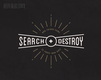 Search And Destroy摧毁搜索标志设计