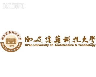 西安建筑科技大学校徽图片【矢量图】