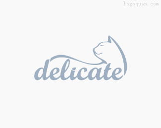 delicate品牌logo设计