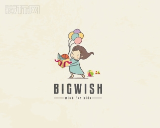 BIGWISH儿童玩具商标设计