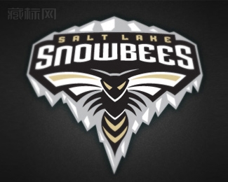 Salt Lake SnowBees黄蜂logo设计