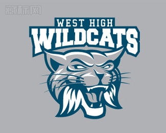 Wildcats野猫队logo设计