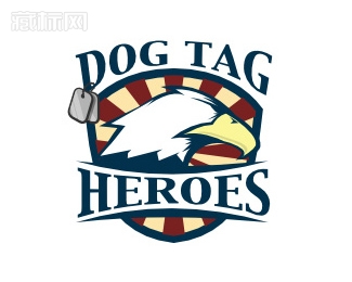 Dog Tag Heros狗牌英雄标志设计