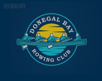 Donegal Bay Rowing Club划船俱乐部logo设计