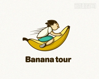 banner tour香蕉魔毯标志设计