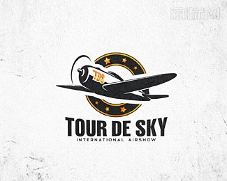 Tour De Sky环形天空标志设计图片