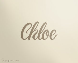 Chloe艺术字设计