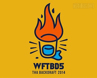 WFTBD5火焰logo设计