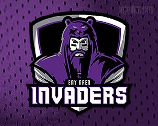 Area Invaders区域入侵者logo设计