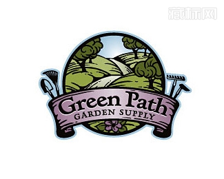Green Path绿色通道logo设计
