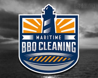 Bbq Cleaning烧烤清洁标志设计