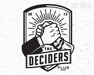 Deciders Plus合作标志设计