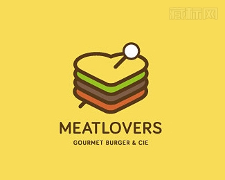 Meatlovers蛋糕标志设计