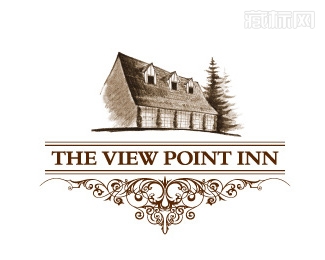 The View Point Inn观点酒店logo设计