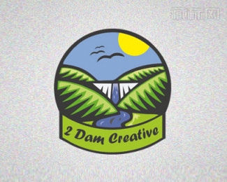 2 Dam Creative农场logo设计