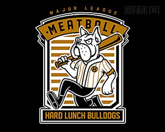 Meatball棒球logo设计