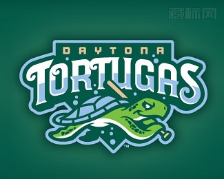 Daytona Tortugas棒球logo设计