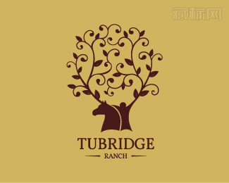 Tubridge Ranch牧场标志设计