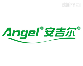 angel安吉尔饮水机logo设计