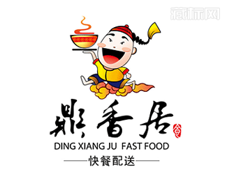 鼎香居快餐配送logo设计