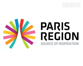 Paris Region法国法兰西岛logo设计