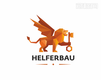 HelferBau狮子钥匙标志素材