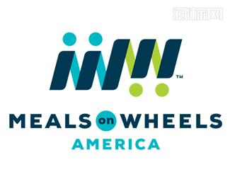 美国膳食车轮协会logo字体设计