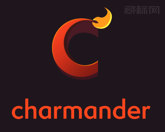 CHARMANDER小火龙logo设计欣赏。