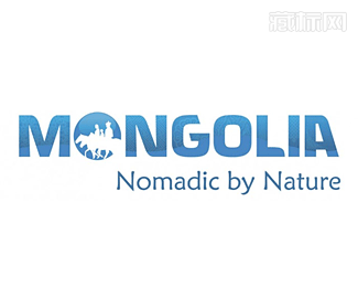 MONGOLIA蒙古国旅游logo设计