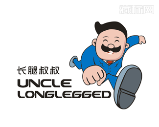 长腿叔叔卡通吉祥物设计