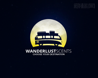 Wanderlust Scents流浪香水logo设计