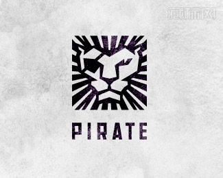 Pirate狮子logo设计