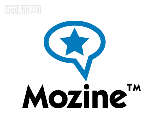 Mozine聊天软件logo设计