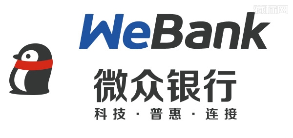 企鹅银行：webank微众银行标志设计