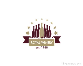 皇家酒吧logo设计