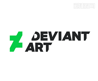 deviantART艺术家网站标志设计