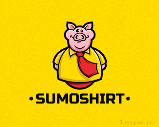 Sumoshirt猪logo