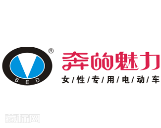 奔的魅力电动车logo图片