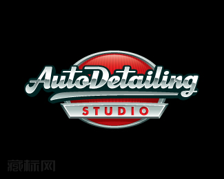 Auto Detailing Studio汽车美容标志设计