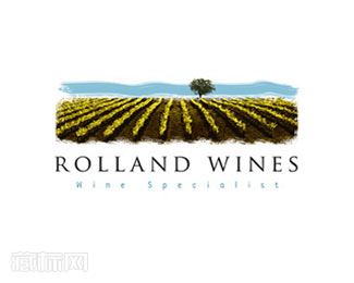 Rolland Wines葡萄酒商标设计