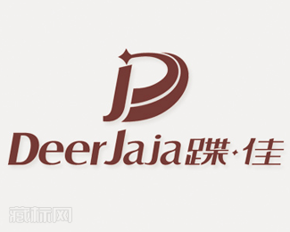 DeerJaia蝶佳字体标志设计