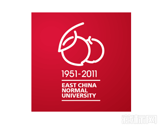 华东师范大学60周年校庆标识含义