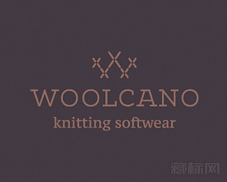 WOOLCANO手工制品标志设计