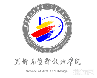 齐齐哈尔大学美术与艺术设计学院标志释义