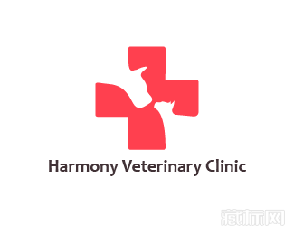 Harmony Veterinary Clinic和谐兽医标志设计