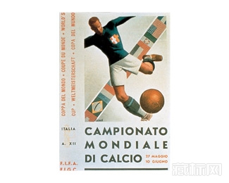 1934意大利Italy世界杯logo设计含义